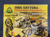 Vtg AMA 1966 Daytona 200 Motorcycle Race Classics Souvenir Program/Magazine Nice
