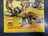 Vtg AMA 1966 Daytona 200 Motorcycle Race Classics Souvenir Program/Magazine Nice