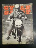 Vtg Oct 1966 Cycle Sport Motorcycle/Dirt Bike Magazine Ducati Yamaha Triumph BMW