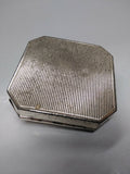 Vtg WW2 Era Sterling Silver US Marines Sweetheart Powder Puff Compact Very Nice!