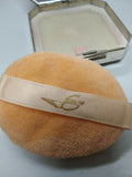 Vtg WW2 Era Sterling Silver US Marines Sweetheart Powder Puff Compact Very Nice!