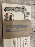 NOS Veedol Motor Oil Gas Service Station Garage Auto Truck Service Card 1950's