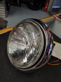Vintage Orig Headlight Harley Panhead Servi Car Guide Factory Duo Glide 1960 FLH