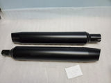 Stock Black Mufflers Harley Bagger Ultra Road Glide king FLHX M8 Milwaukee OEM