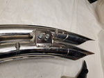 Chrome Swept Speedster Exhaust System w/Powerport Harley Touring Bagger FLHX FLH