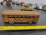 Vintage Cast Iron Toy Hubley twin cach Bus A C williams Antique 1930's Origin