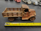 Vintage Cast Iron Toy Hubley Stake Truck A C williams Antique 1930's Original!