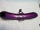 Psychedelic Purple Black Front Fender Harley Dyna Low rider 2011 FXDL OEM New!