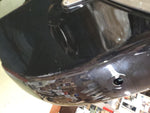 Honda shadow hard saddlebags locking Large Motorcycle black silver VTX Boulevard