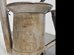 Vintage one quart liquid Huffman oil can dispenser MFG. Co. Dayton, Ohio collect