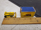 Vintage Matchbox Series no. 18 Yellow Caterpillar Bulldozer with original box