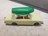 Vintage Matchbox series no. 45 Ford Corsair and green Boat toy with original box