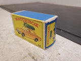 Vintage Matchbox series no. 45 Ford Corsair and green Boat toy with original box