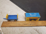 Vintage Matchbox series no . 40 Blue Hay Trailer toy with original box hobby