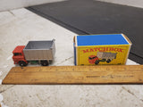 Vintage Matchbox series no. 26 G.M.C. Tipper Truck toy with original box hobby