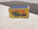 Vintage Matchbox series no. 30 8 - Wheel Crane Truck toy with original box hobby