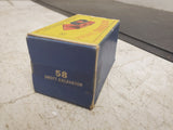 Vintage Matchbox series no. 58 Red Drott Excavator toy with original box hobby