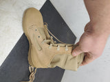 Belleville Footwear hot weather army combat tactical Vibram tan boots size 3R???
