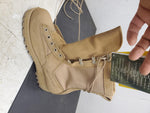 Mc Rae Footwear hot weather army combat tactical Vibram tan boots size 8.5 N US