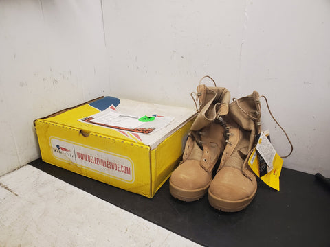 Belleville Footwear hot weather army combat tactical Vibram tan boots size 4.5N?