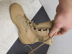 Belview Footwear hot weather army combat tactical Vibram tan boots size 4.5 N US