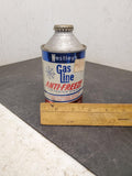 Vintage Westley's gas line anti-freeze 12fluid oz. original new unopened tin can