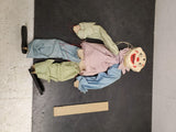 Vintage Big Time Marionette clown puppet with original box toy hobby collectable
