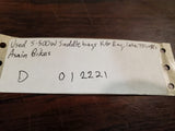 K&G Bolt on Saddlebags Hard Bags Vintage NOS Honda CB KZ GS XS Motorcycle Keys