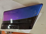Used Harley-Davidson right-side saddle lower bags 2014 & up black purple - blue
