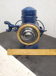 Vintage railroad signal kerosene 2 - way lantern clear and red lenses no.38 blue
