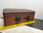 ANTIQUE-Vtg 1920s Atwater Kent model 40 Metal Bread Box Early Tube Radio