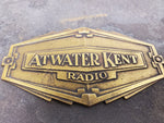 ANTIQUE-Vtg 1920s Atwater Kent model 40 Metal Bread Box Early Tube Radio
