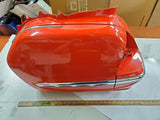 Honda Goldwing red chrome trim full saddlebags GL1800 OEM Stock factory Bags