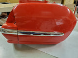 Honda Goldwing red chrome trim full saddlebags GL1800 OEM Stock factory Bags