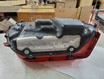 Honda Goldwing red chrome trim full saddlebags GL1800 OEM Stock factory Bags