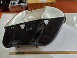 Honda shadow hard saddlebags locking Large Motorcycle black silver VTX Boulevard