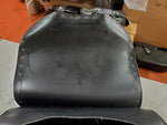 Harley-Davidson black leather Sissy bar bag luggage case