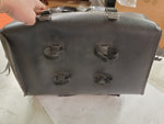 Harley-Davidson black leather Sissy bar bag luggage case