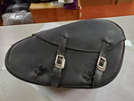 Harley-Davidson Sportster black leather saddlebags luggage case 2004 & up