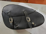 Harley-Davidson Sportster black leather saddlebags luggage case 2004 & up
