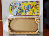 Vintage LeMans Grand prix Action Marble Game table toy pinball machine Box 160
