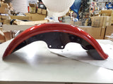 Harley-Davidson motorcycle burgundy black cherry front fender Softail Fatboy OEM