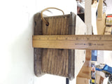Vintage wooden crank telephone 21188 - A Antique collectable repair parts décor