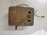 Vintage wooden crank telephone 21188 - A Antique collectable repair parts décor