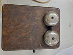 Vintage wooden crank wall telephone Antique collectable 20168 missing receiver