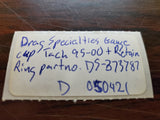 Drag Specialties Gauge Cup Tach 95-00 & Retain Ring part no. DS-373787 chrome