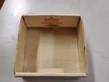 Vtg. Carter Tru-Scale Red Metal Toy Tractor Attachment 409 Grain Drill - Planter