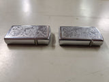 Zippo lighter set of 2 chrome w design bth sides spot for engraving Bradford, Pa