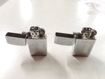 Zippo lighter set of 2 chrome w design bth sides spot for engraving Bradford, Pa