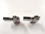 Zippo lighter set of 2 chrome w design bth sides spot for engraving Bradford, Pa